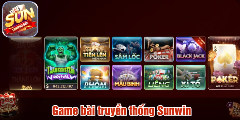 Game bài truyền thống Sunwin