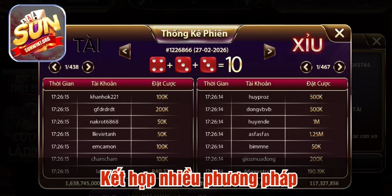 Kết hợp nhiều phương pháp