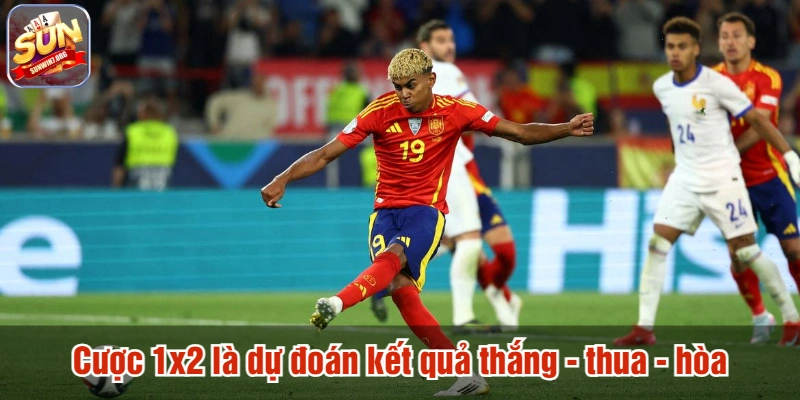 Cược 1x2 là dự đoán kết quả thắng - thua - hòa